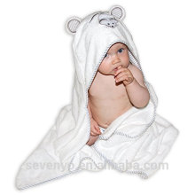 Perfecta ducha de bebé regalo 100% fibra de bambú secado rápido bebé con capucha toallas
